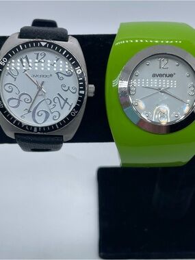 Avenue Women's Watches Green & Silicone Fashion Watch Untested